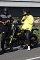 justin bieber has some motorcycle trouble on the freeway 01