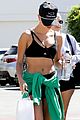 hailey bieber shows off her fit physique at the gym 04