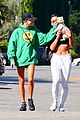 hailey bieber shows off her fit physique at the gym 06