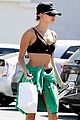 hailey bieber shows off her fit physique at the gym 10