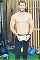 liam hemsworth goes shirtless bares six pack while working out with chris hemsworth 10