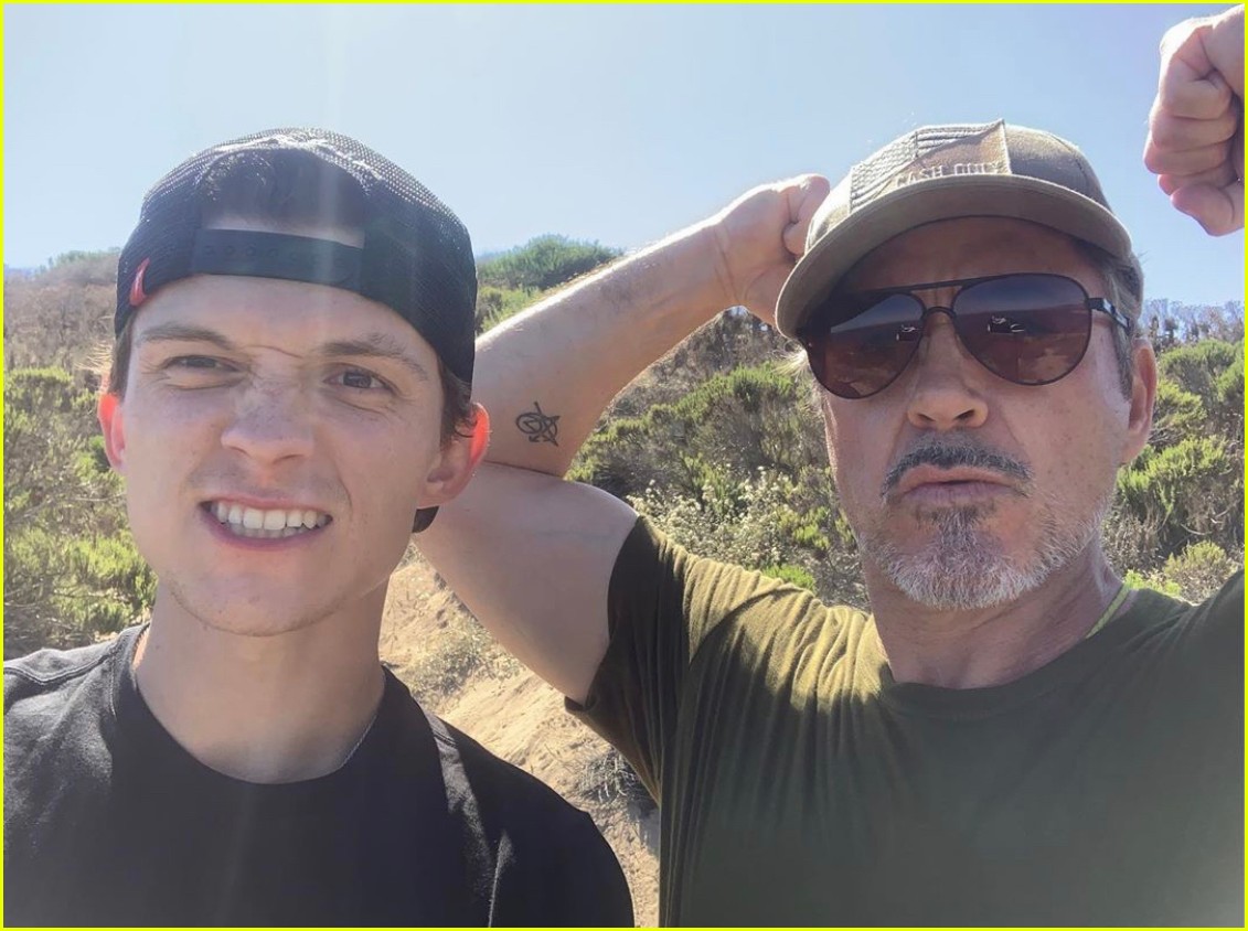 tom holland hiking with robert downey jr 03