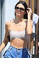 kendall jenner flaunts toned midriff for lunch with friends 02