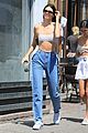 kendall jenner flaunts toned midriff for lunch with friends 05