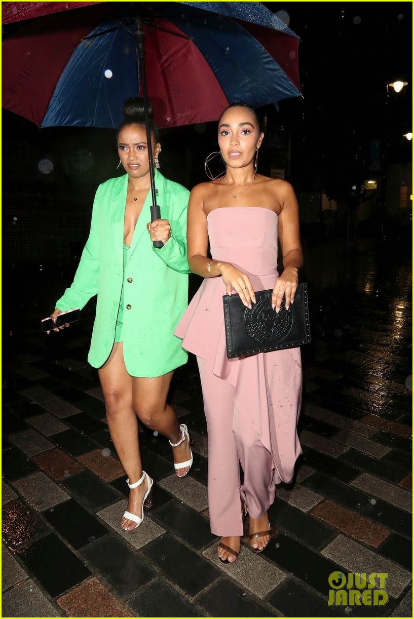 leigh anne pinnock joins sister sairah for duo anniversary party 01