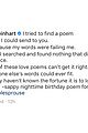 cole reinhart lili reinhart response to birthday poem 01