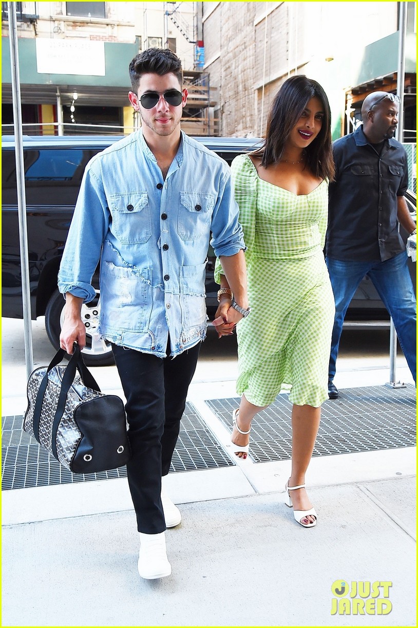 Nick Jonas & Priyanka Chopra Take Their Nieces to Lunch in NYC | Photo ...