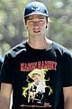 patrick schwarzenegger meets up with a friend in los angeles 04