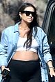 pregnant shay mitchell at bbq with matte babel 02