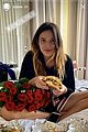 bella thornes boyfriend benjamin mascolo brings her roses and a cheeseburger in bed 06