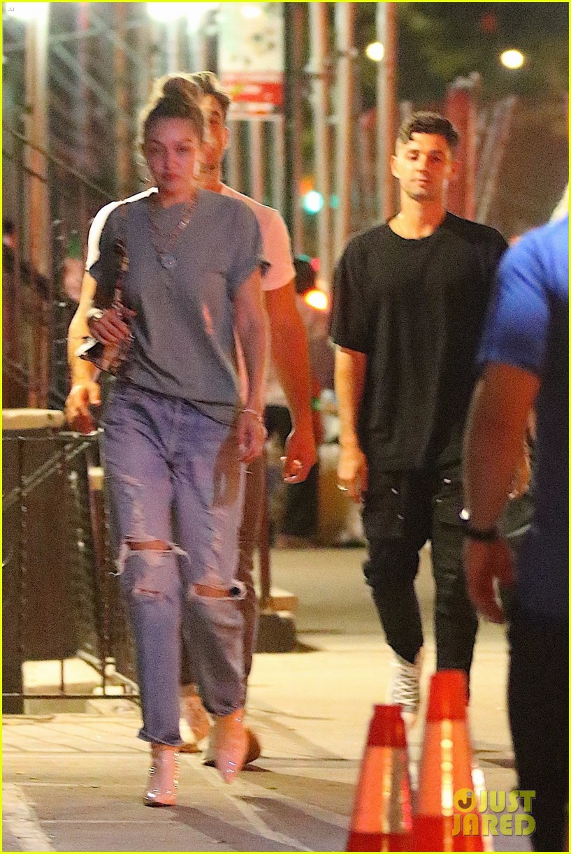 gigi hadid enjoys a night out with tyler cameron in nyc 11