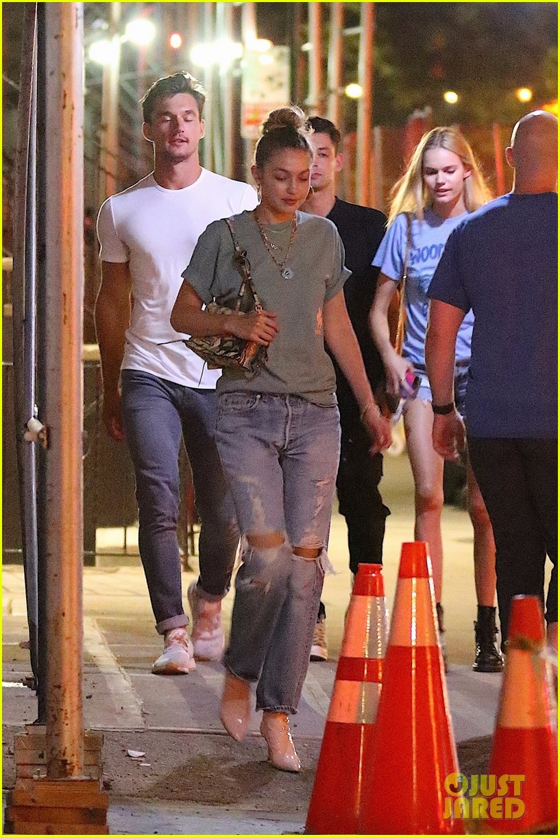 gigi hadid enjoys a night out with tyler cameron in nyc 13