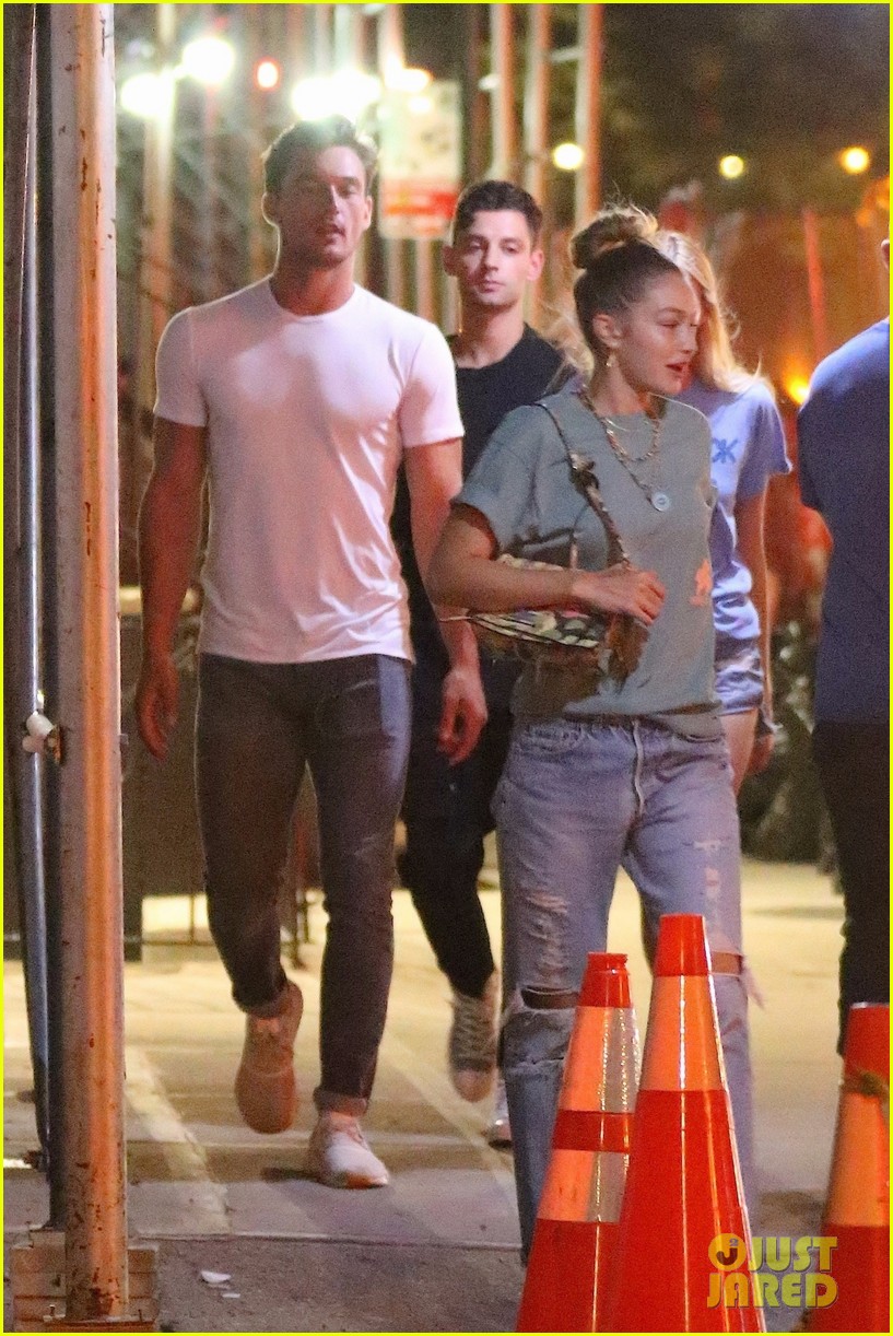 gigi hadid enjoys a night out with tyler cameron in nyc 15