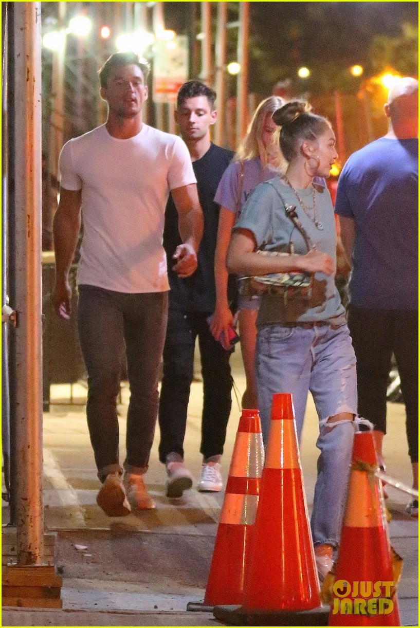 gigi hadid enjoys a night out with tyler cameron in nyc 16