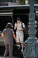 justin bieber wears all gray with crocs while running errands 06