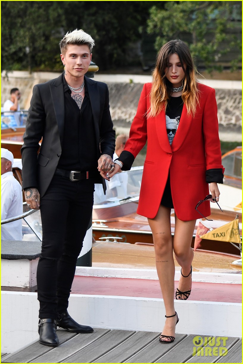 bella thorne suits up for venice film festival with benjamin mascolo 01