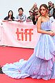 chloe bennet stuns in flowing blue gown at abominable tiff premiere 16