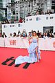 chloe bennet stuns in flowing blue gown at abominable tiff premiere 19