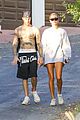 justin bieber shows off tattoos on shirtless hike with hailey 09