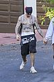 justin bieber shows off tattoos on shirtless hike with hailey 12