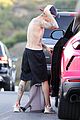 justin bieber shows off tattoos on shirtless hike with hailey 14