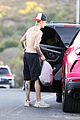 justin bieber shows off tattoos on shirtless hike with hailey 25