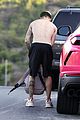 justin bieber shows off tattoos on shirtless hike with hailey 28