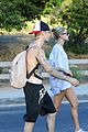 justin bieber shows off tattoos on shirtless hike with hailey 33