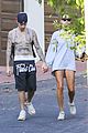 justin bieber shows off tattoos on shirtless hike with hailey 39