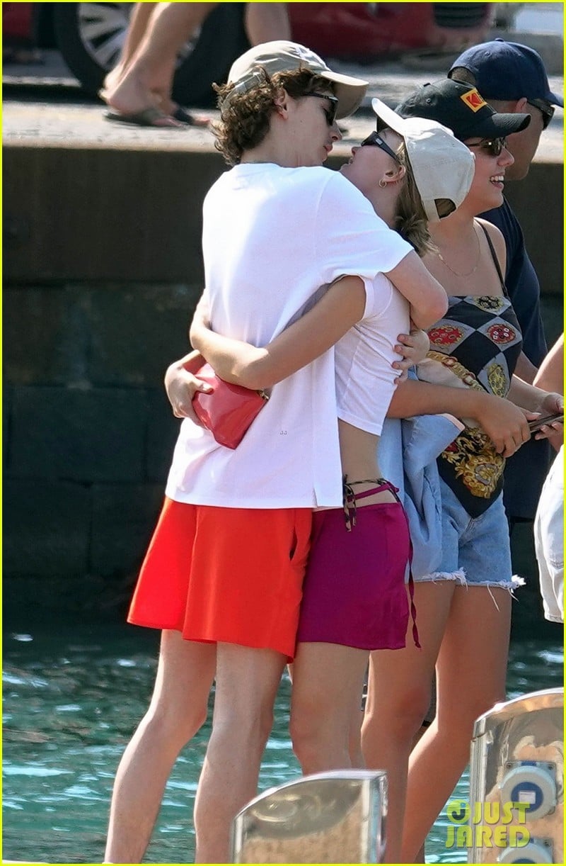 timothee chalamet lily rose depp pda in italy 12