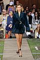 bella hadid dons velvet mini dress at etros milan fashion week show 07