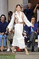 bella hadid dons velvet mini dress at etros milan fashion week show 08