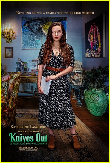 katherine langford jaeden bartels give peek at knives out characters 01