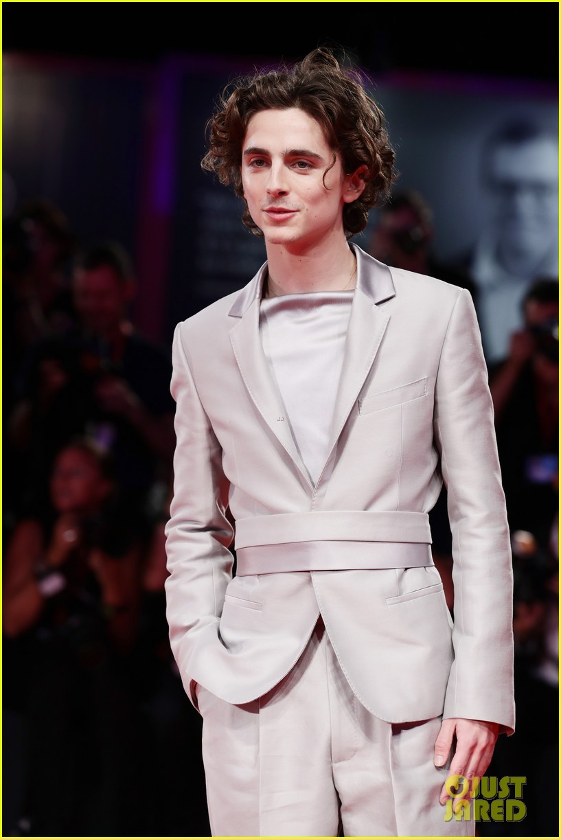timothee chalamet lily rose depp the king venice premiere 15