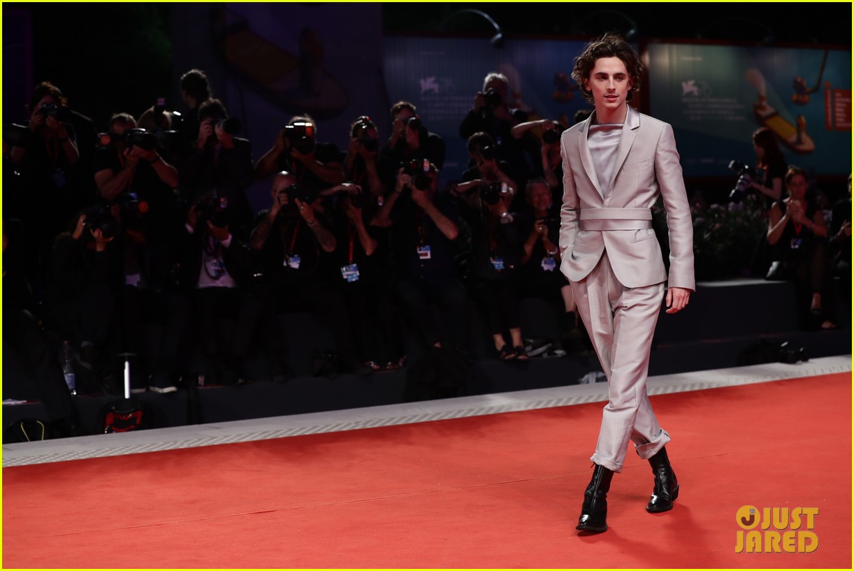 timothee chalamet lily rose depp the king venice premiere 26