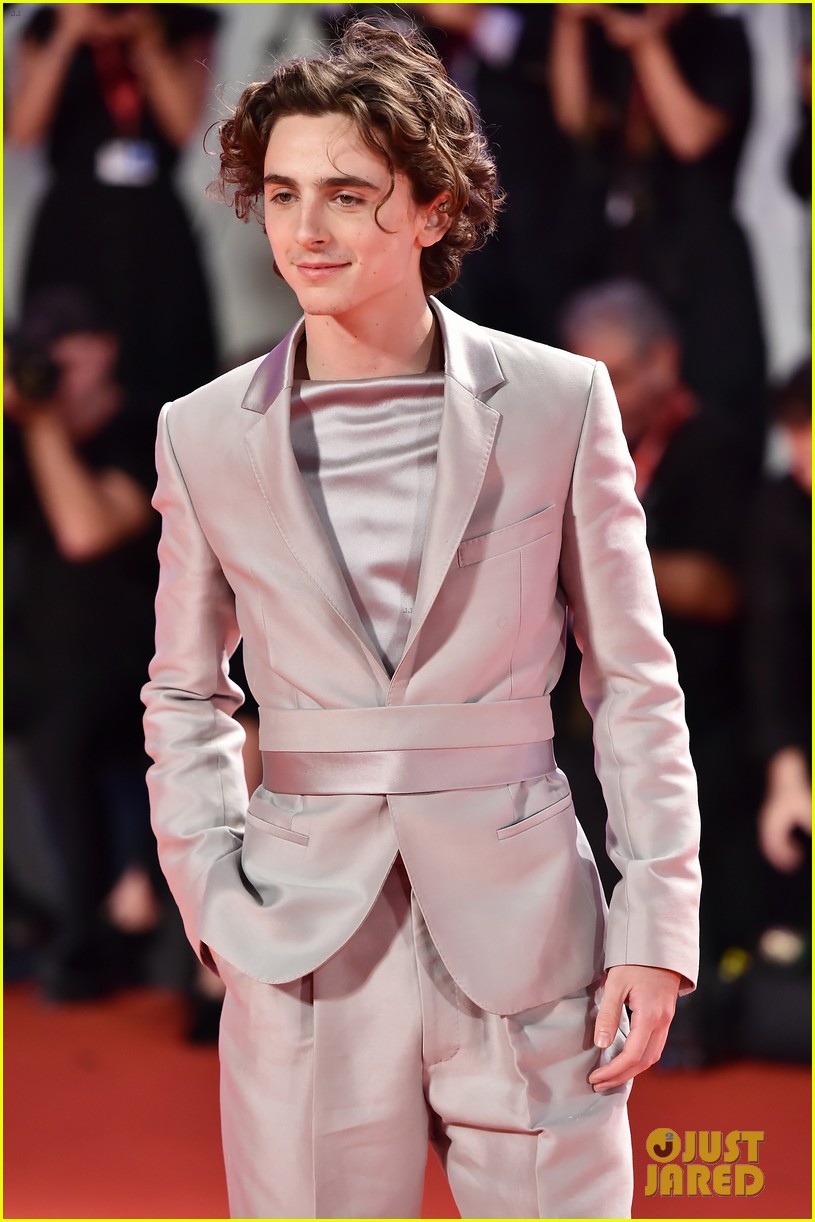 timothee chalamet lily rose depp the king venice premiere 48