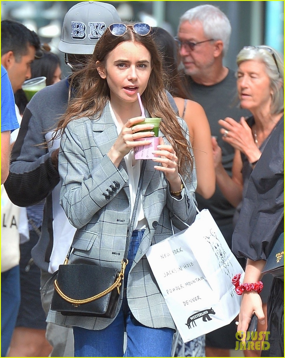 lily collins charlie mcdowell nyc day date 08