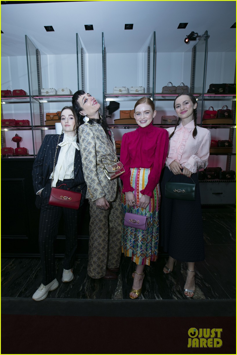 maude apatow sadie sink kaitlyn dever gucci chicago launch 10