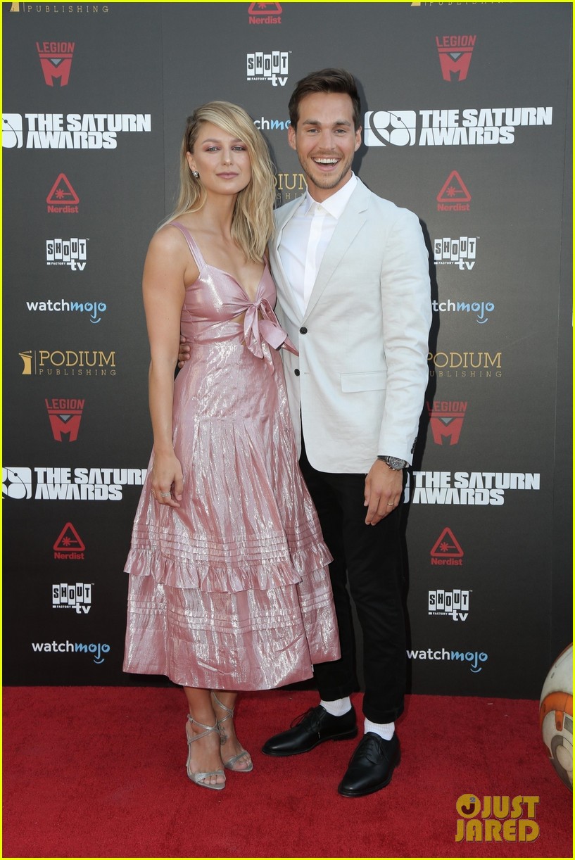 melissa benoist chris wood make first appearance since getting married 01