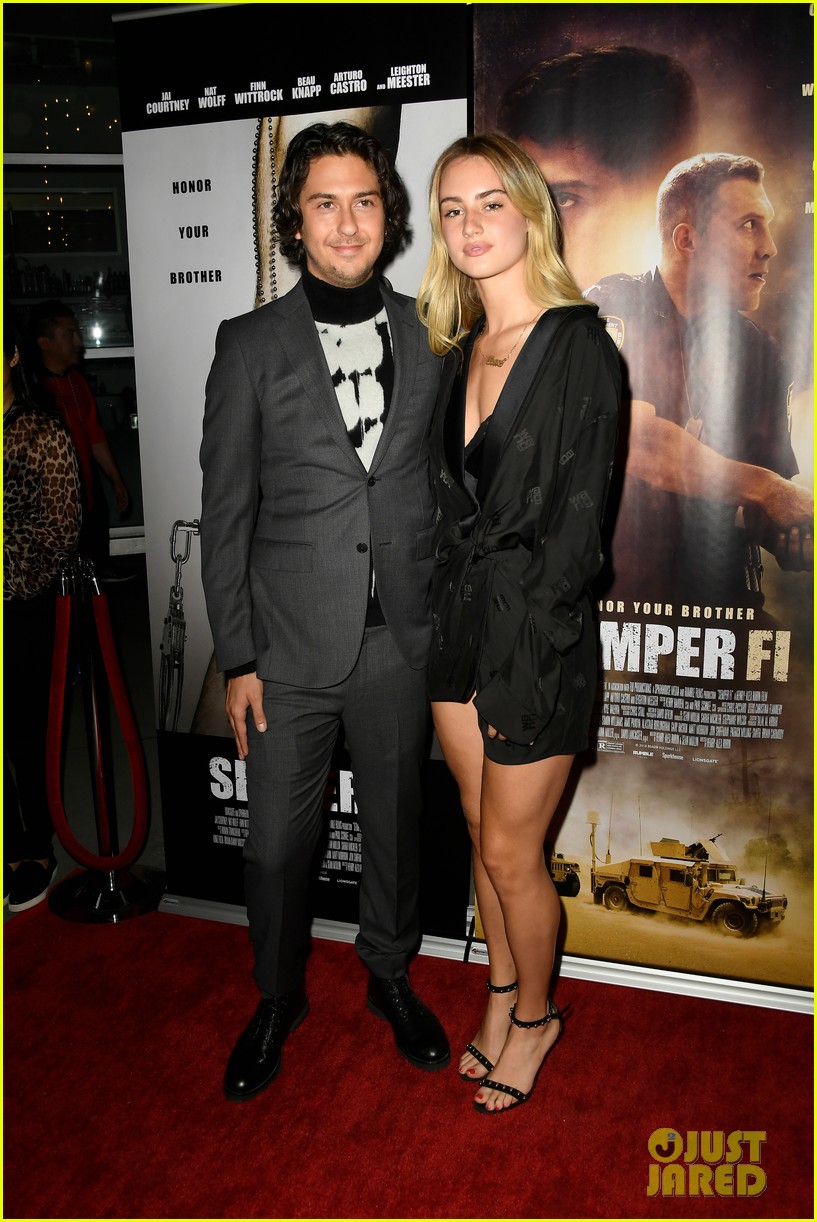 nat wolff gets support from 2 favorite ladies at semper fi screening 01
