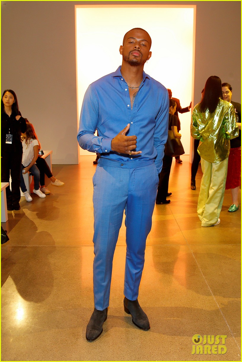 trevor jackson walked in his first fashion show during nyfw 19 03