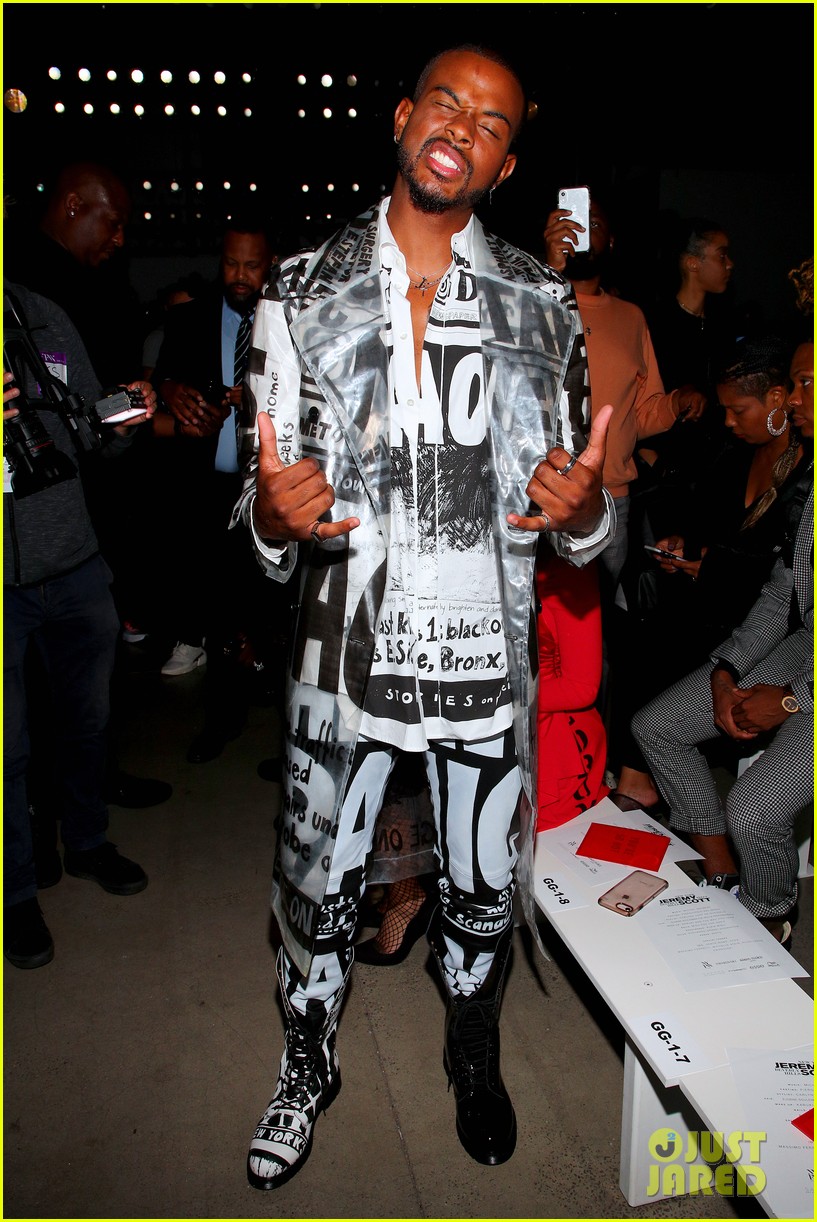 trevor jackson walked in his first fashion show during nyfw 19 14