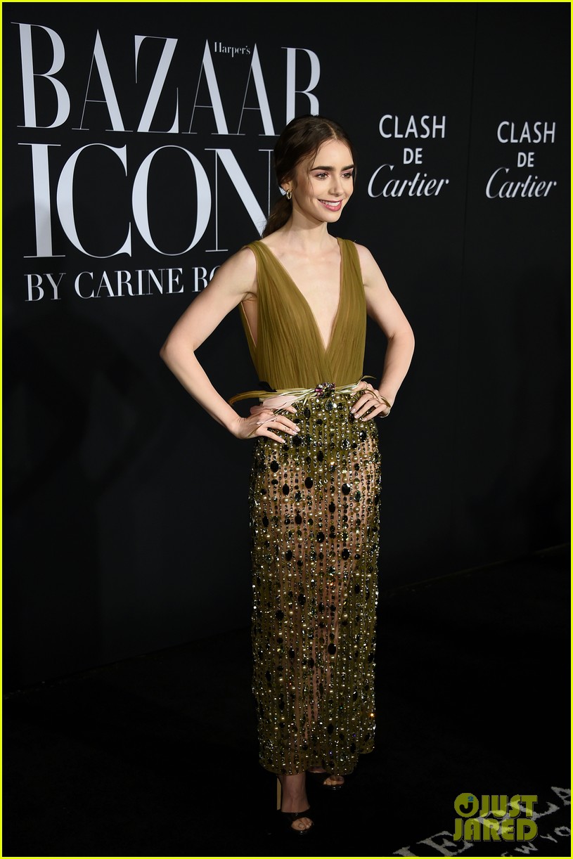 shailene woodley lily collins harpers bazaar icons party 12