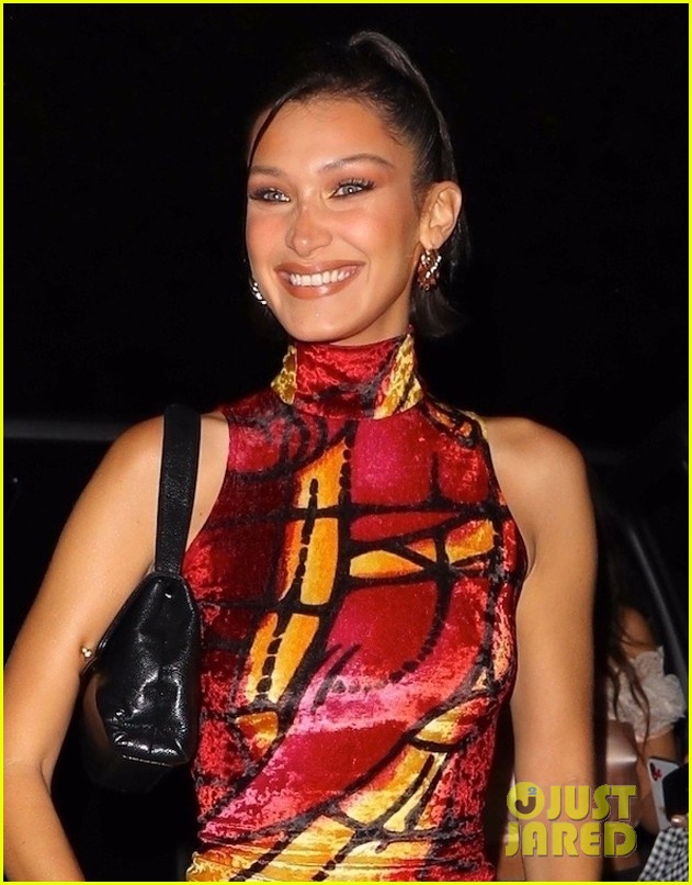bella hadid is all smiles stepping out for birthday dinner in nyc 02