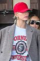 hailey bieber reps cornell university gear while out to lunch 04