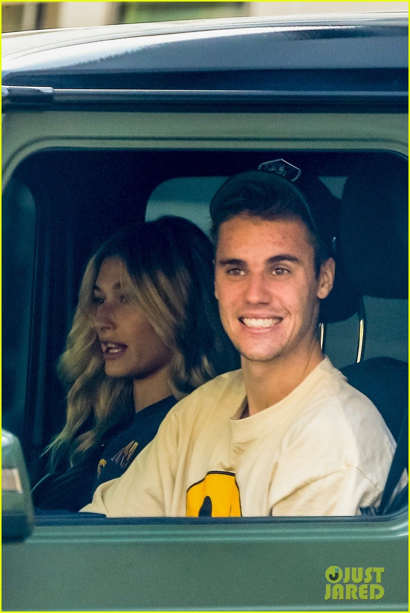 justin hailey bieber are all smiles during lunch run 02