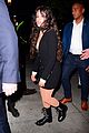 camila cabello rocks plunging black coat dress to snl after party 05