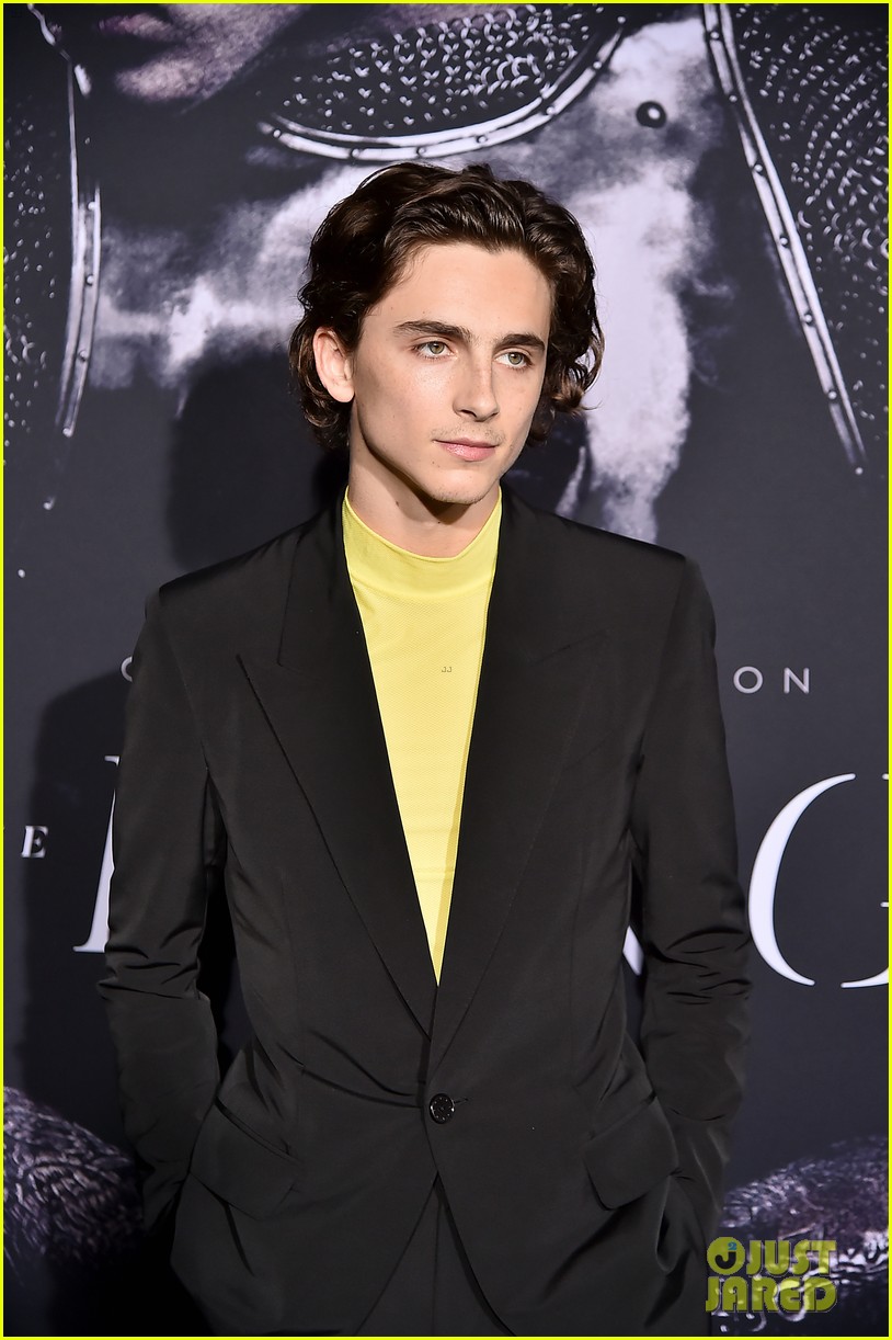 timothee chalamet lily rose depp the king premiere 26