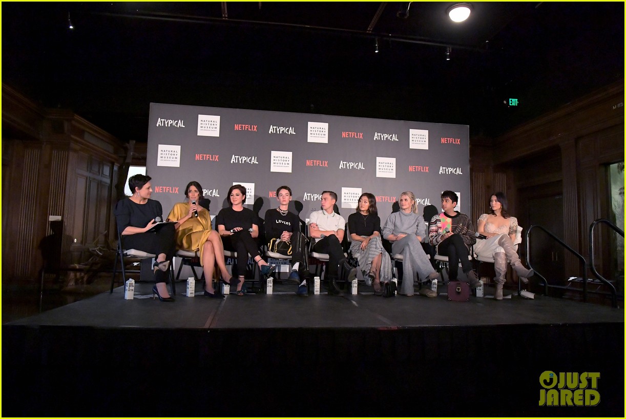 fivel stewart chats up season 3 of atypical at special screening 14