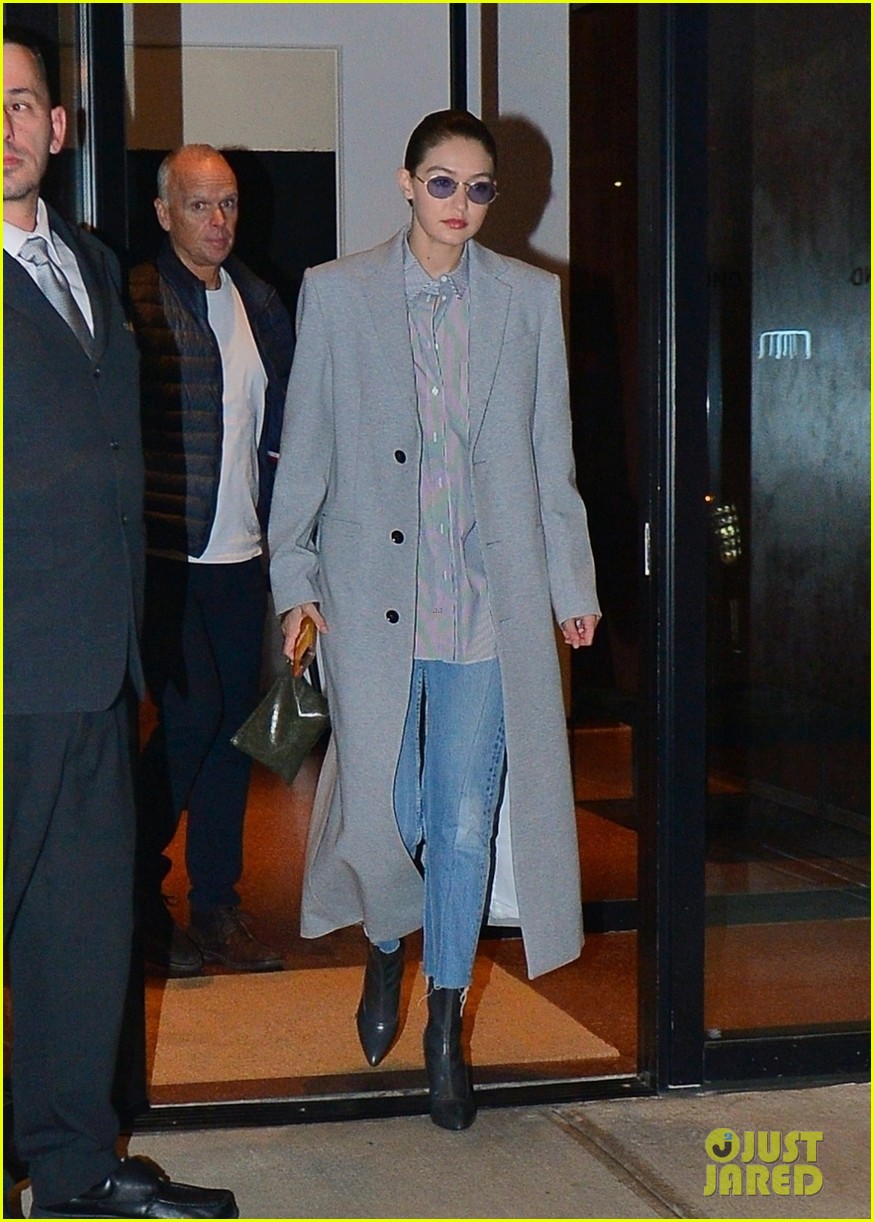 gigi hadid stays warm in fuzzy rainbow coat while out in nyc 08